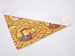 K100　未使用品　本金金襴打敷